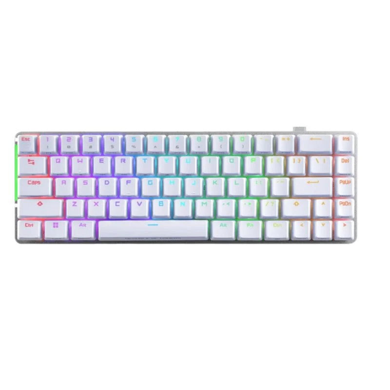 Teclado mecánico ASUS Rog Falchion Ace Rgb Nx rojo blanco