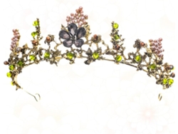 Corona De Mariée Verdee Forêt Strass, Serrage-tête Élégant Pour Mariage Y Accessoires