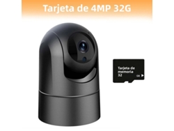 Cámara de seguridad IP Mdug de 4 MP, 32 GB de memoria, 5 GB de Wi-Fi para interiores, para monitor de bebés o minicámara CCTV