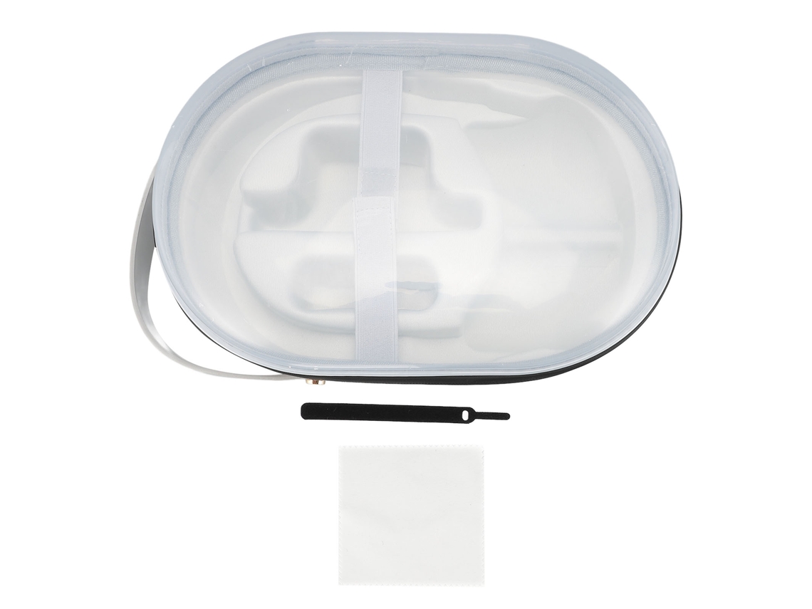 Estuche Rígido Transparente De Eva Y Pc Para Ios Vision Pro Con Compartimentos Y Accesorios.