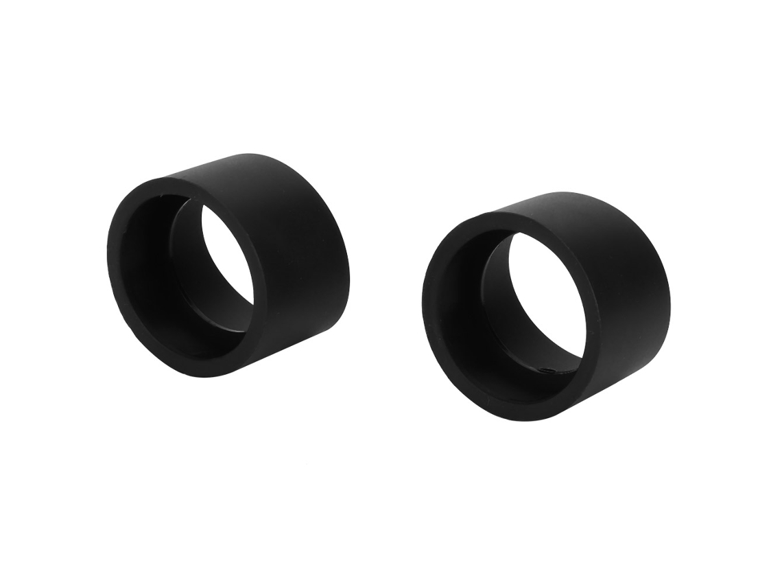 2 Tapas De Goma Para Oculares De Microscopio Estereoscópico Con Diámetro De 36 Mm (ángulo Oblicuo)