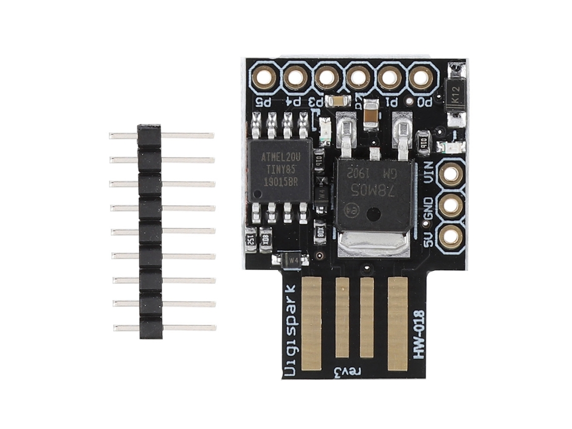 Placa de desarrollo Digispark Kickstarter Attiny85 para Arduino con micro USB