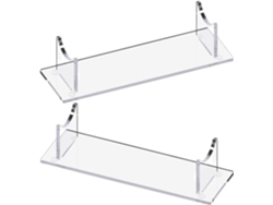 Juego de 2 soportes de acrílico transparente para sables de luz y artículos coleccionables, soporte