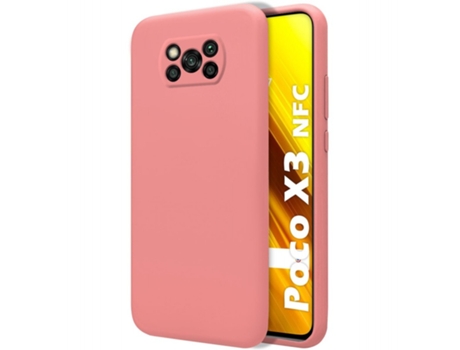 Carcasa Xiaomi POCO X3 NFC / X3 Pro TUMUNDOSMARTPHONE Silicona Líquida Rosa