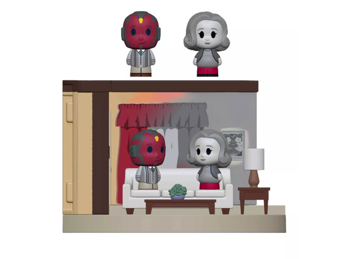 Figura WANDAVISION de los años 60 Mini Moment exclusiva de Funko Couch Us