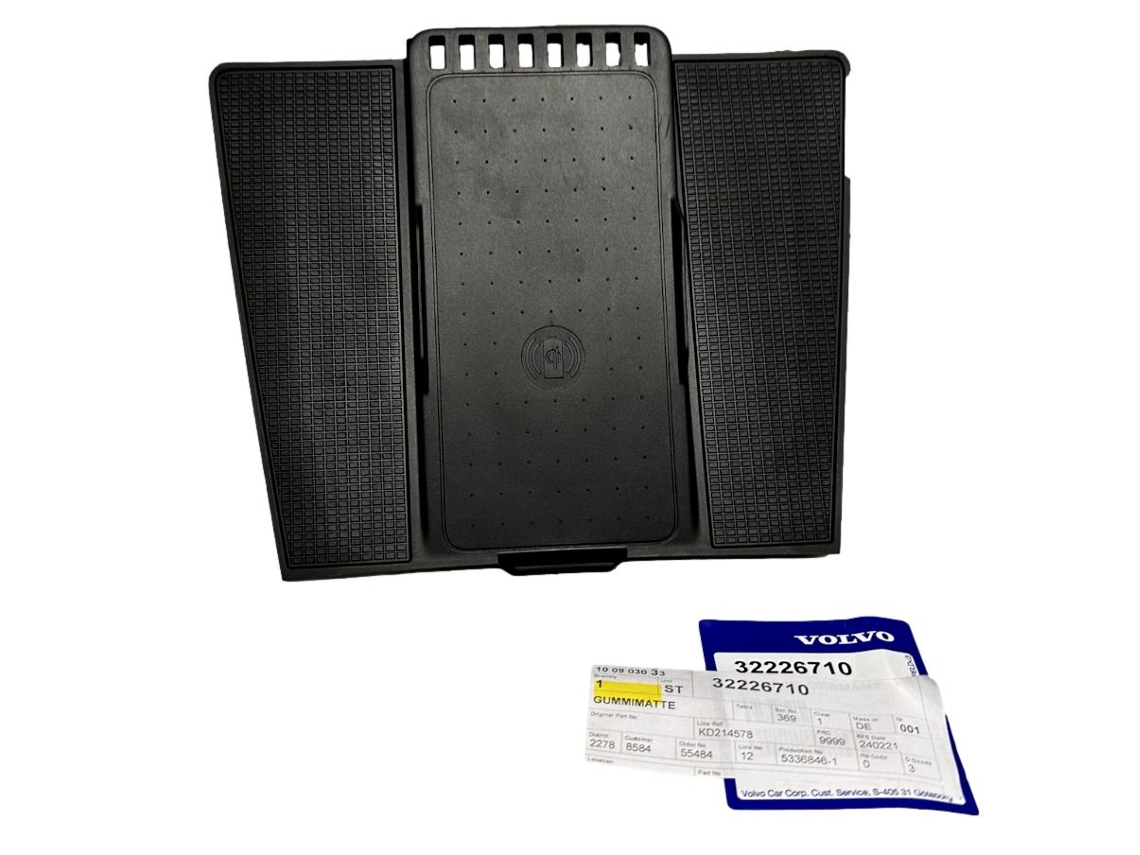 Revestimiento del compartimento de almacenamiento para Volvo C40 Ex40 Xc40. Cargador de teléfono original Estera 32226710.