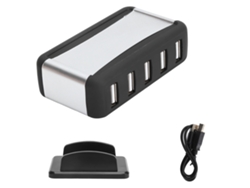 Hub Usb 7 Portas Com Fonte De Alimentação Para Computadores Desktops Notebooks Alta Velocidade