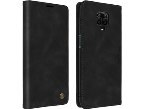 Funda Xiaomi Redmi Note 9S / 9 Pro / 9 Pro Max CASEME FOLIO-KAZAM-BK-NT9S Negro