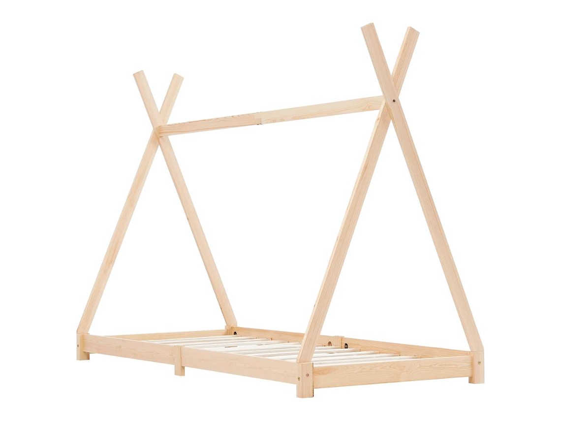 Maison Exclusive - Estructura De Cama Infantil De Madera Maciza De Pino 90x200 Cm