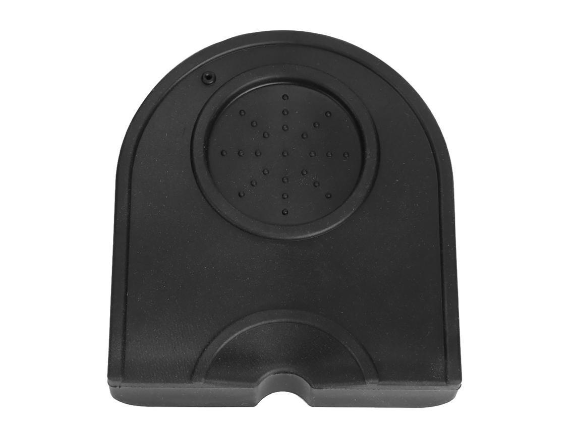 Soporte De Tamper De Café Multifunción Antideslizante De Silicona Negro Espesorado Para Cafetera