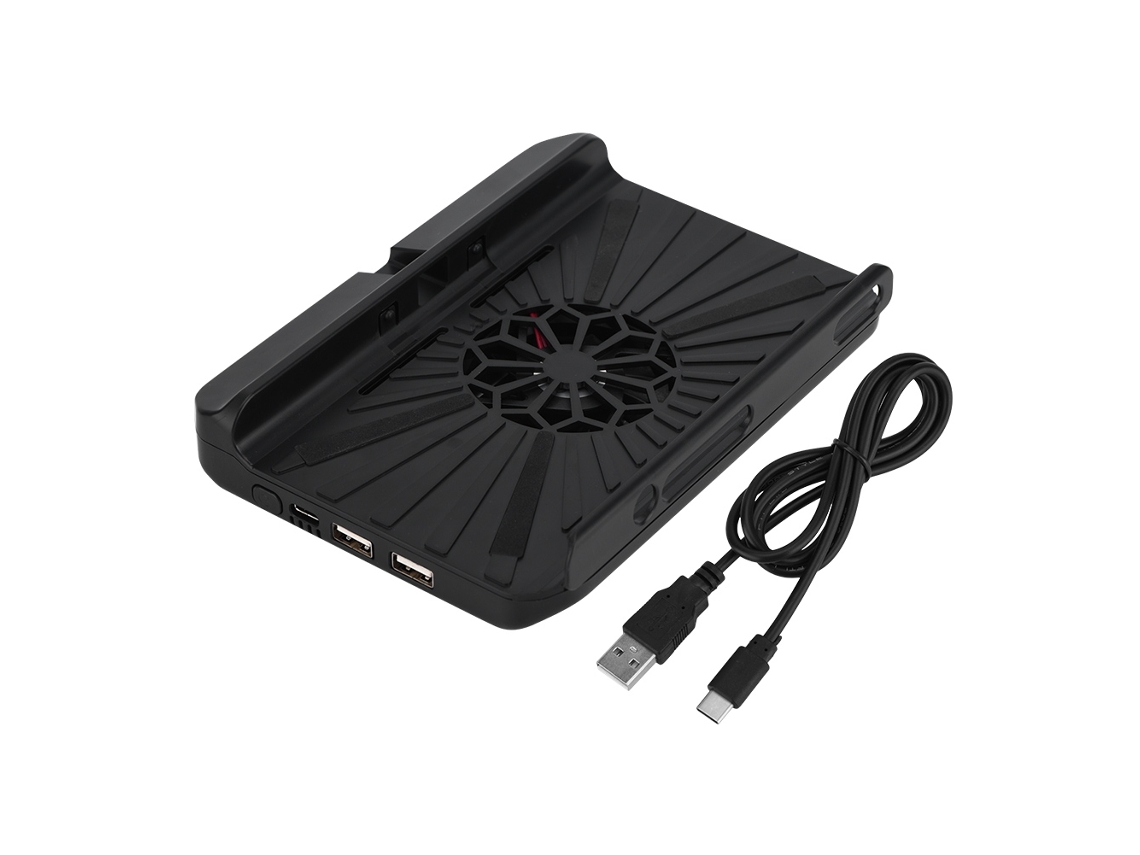 Soporte De Refrigeración Con Ventiladores Y Alimentación Usb Para Switch (negro) Para Diferentes Aplicações E Usos