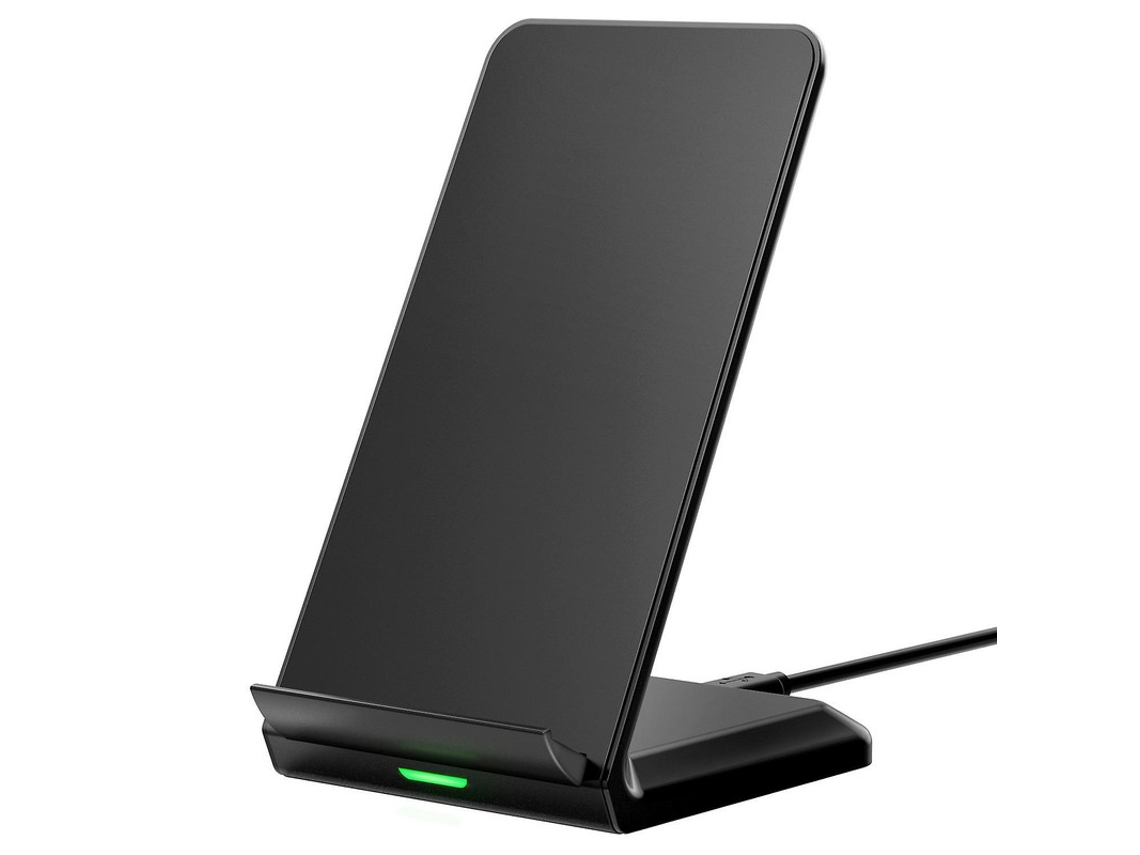 Cargador Sem Fio Qi Para Apple, Samsung Yizhood Seda Negro
