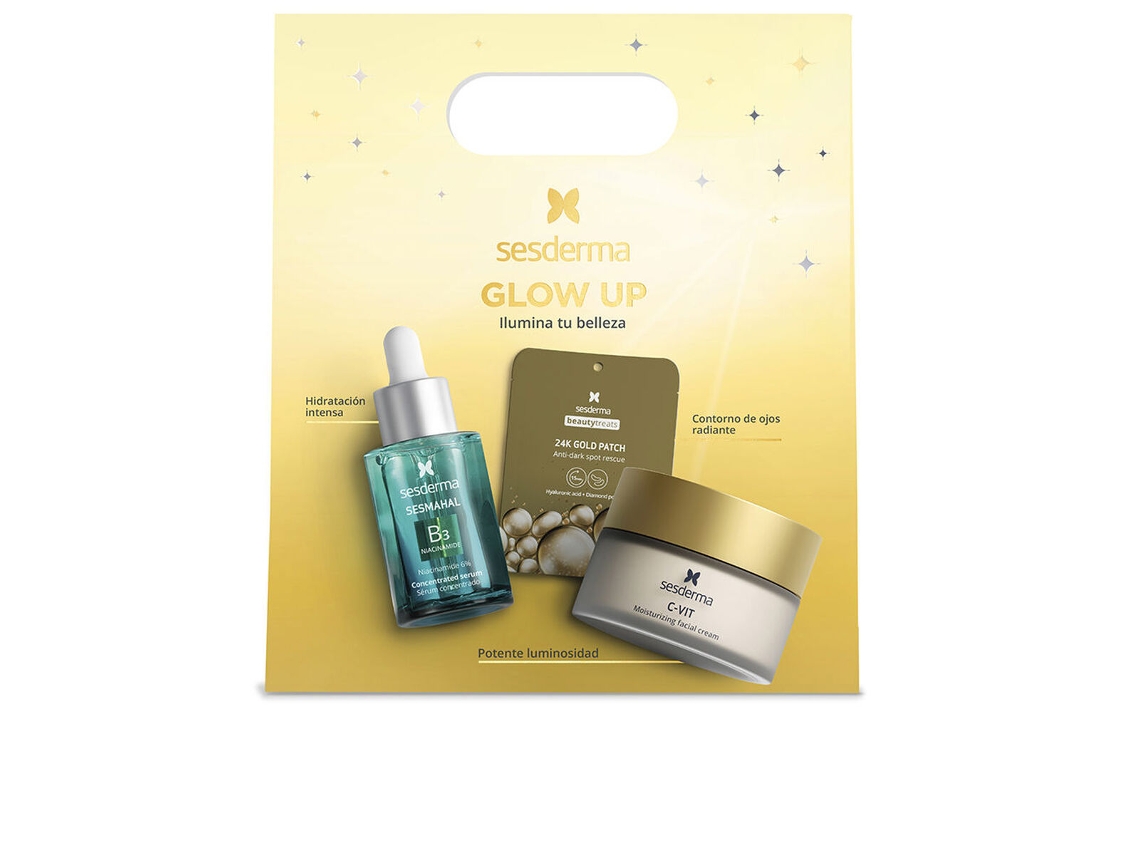 Set cosmético Sesderma Glow Up (Crema facial hidratante unisex 50 ml)