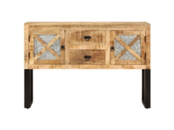 Maison Exclusive - Aparador De Madera De Mango Rugosa 110x30x74 Cm