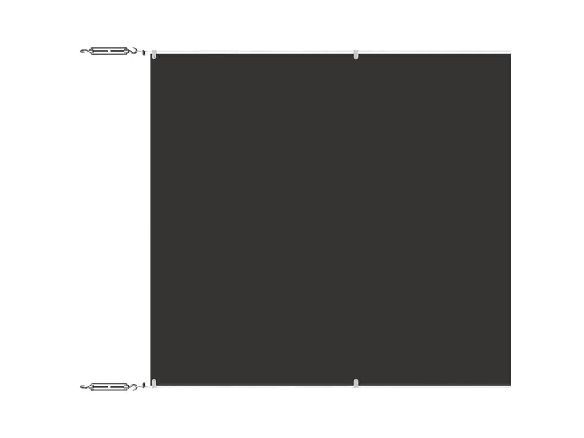Maison Exclusive - Toldo Vertical Gris Antracita 140x800 Cm Tela Oxford