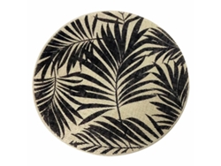 Salvamantel SIGNES GRIMALT Hojas Negro 38x0,1x38 cm