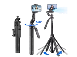 Estabilizador Gimbal Para Smartphone Klack C16 Ai - Seguimiento Facial 360°, Trípode Y Control Remoto