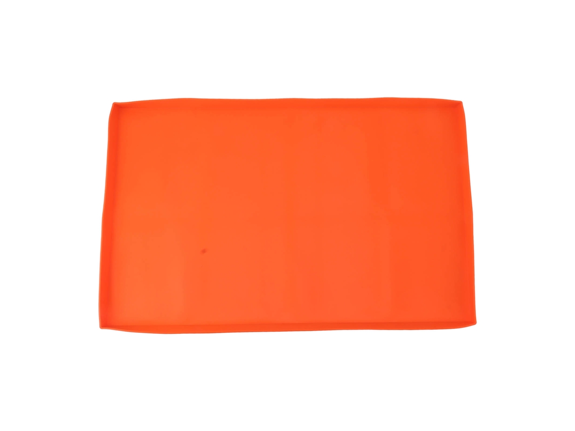 Alfombrilla De Silicona Para Parrilla Blackstone De 91 Cm (36 Pulgadas), Antideslizante, Color Naranja.