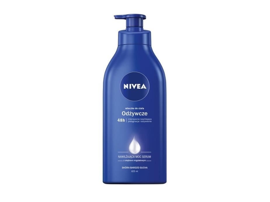 Loción corporal hidratante nutritiva Nivea Power Pump 625 ml