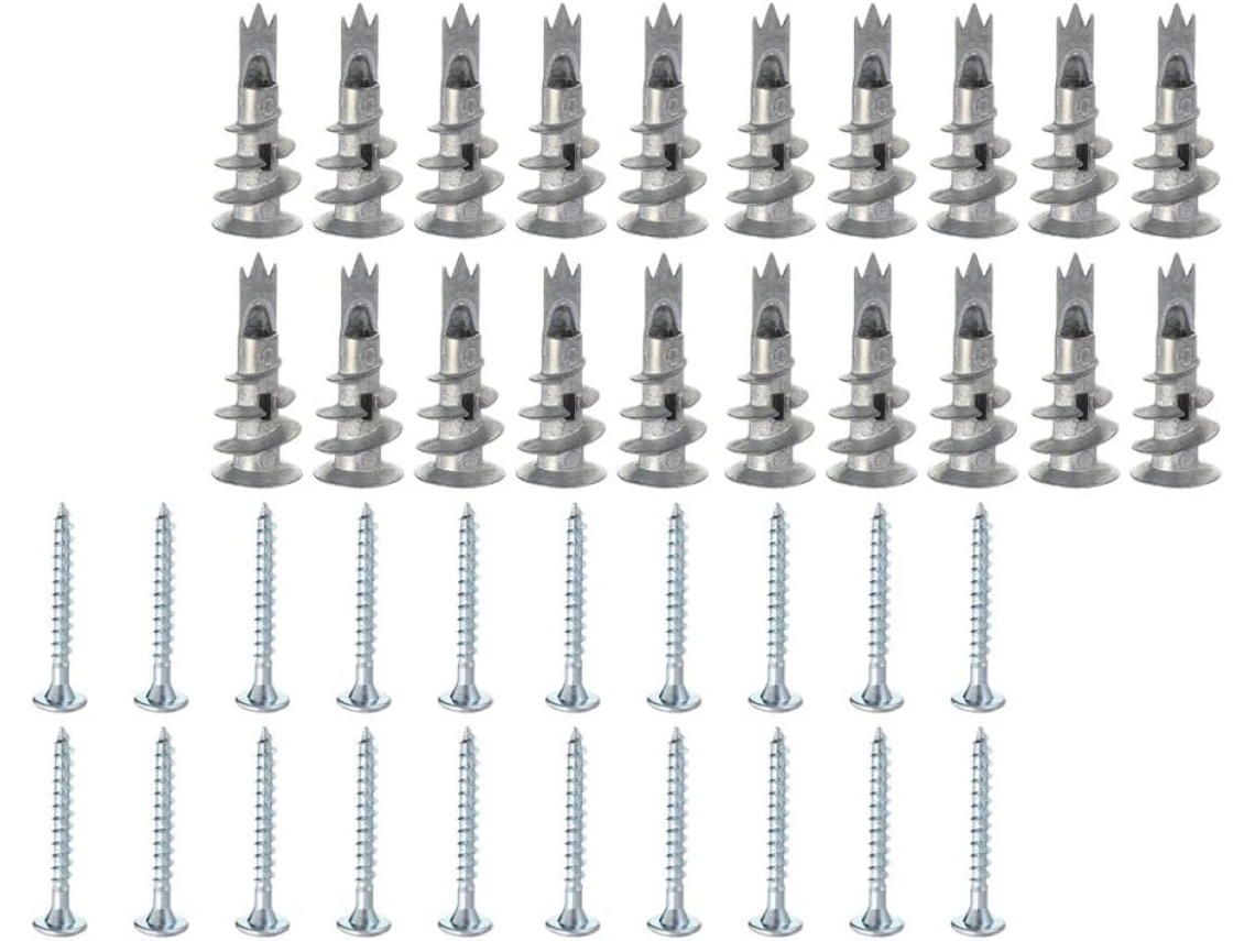 50 Juegos De Tornillos Multifuncionales De Aleación De Zinc Para Montaje En Pared