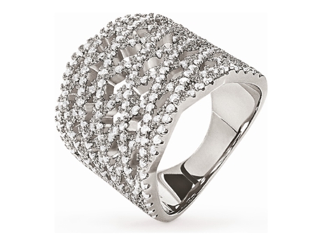Anillo FOLLI FOLLIE 3R17S006RC 12 Mujeres (Acero inoxidable)