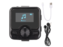 Reproductor/grabador Mp3 Hd Con Reducción De Ruido, Bluetooth, Radio Fm Y Clip Deportivo, 16 Gb, Negro.
