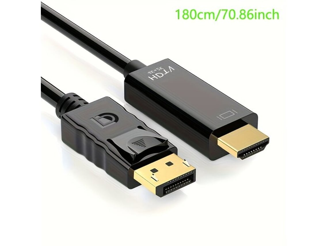 Adaptador de cable de audio y vídeo DisplayPort a HDTV. Tadvyyvayotoy