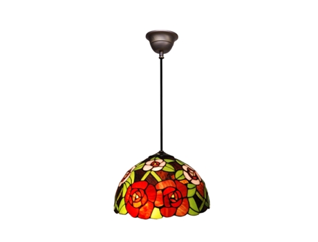 Lámpara de Techo VIRO Rojo Hierro 60 W 30 x 30 x 30 cm