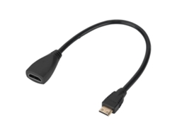 Cable Adaptador Hdmi Hembra A Mini Hdmi Macho, 1080p 3d De Alta Velocidad, Alta Calidad