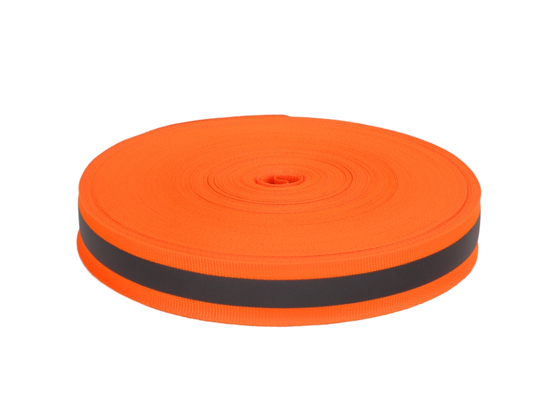Cinta Reflectante Fluorescente Naranja, Suave, Duradera Y Flexible, Para Seguridad Nocturna, 50 Yardas.