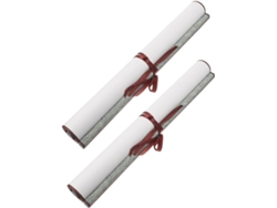 2 Hojas De Papel En Blanco Para Caligrafía China, Listas Para Colgar.