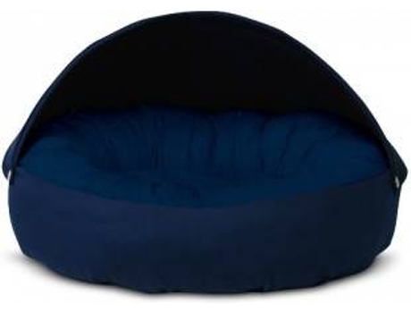 Cama Redonda para Perros y Gatos GAUTY Tela de sarga (Azul - 57 cm)