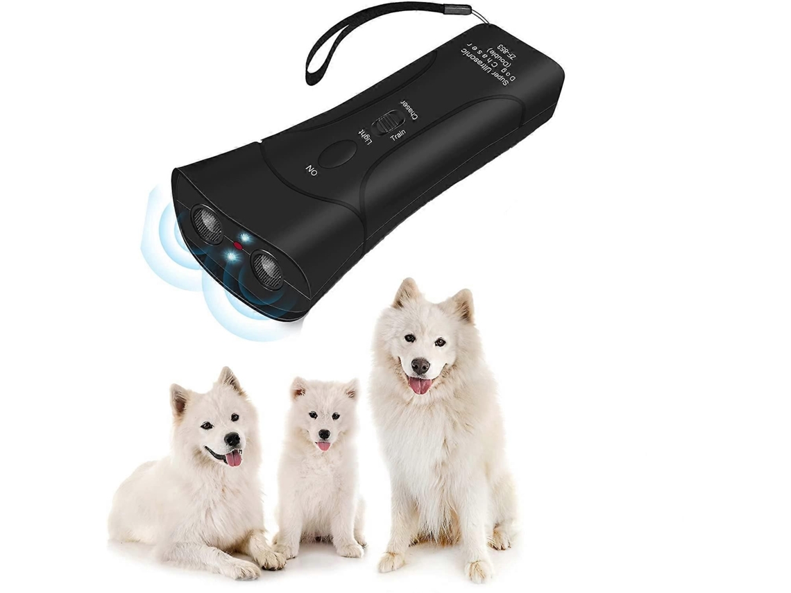 Dispositivo de control de ladridos GOKOCO con 3 modos ultrasónicos ajustables.