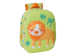 Mochila escolar Safta 3D Lion, 27 x 33 x 10 cm