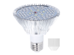 Lámpara Led De Cultivo De Plantas E27 De 50 W Con 78 Led, Espectro Completo, Bajo Consumo De Energía.