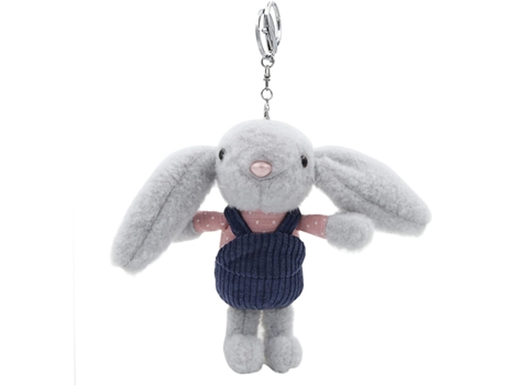 Colgante Conejo Pequeño, Correa Gris Para El Hombro, Perfumado