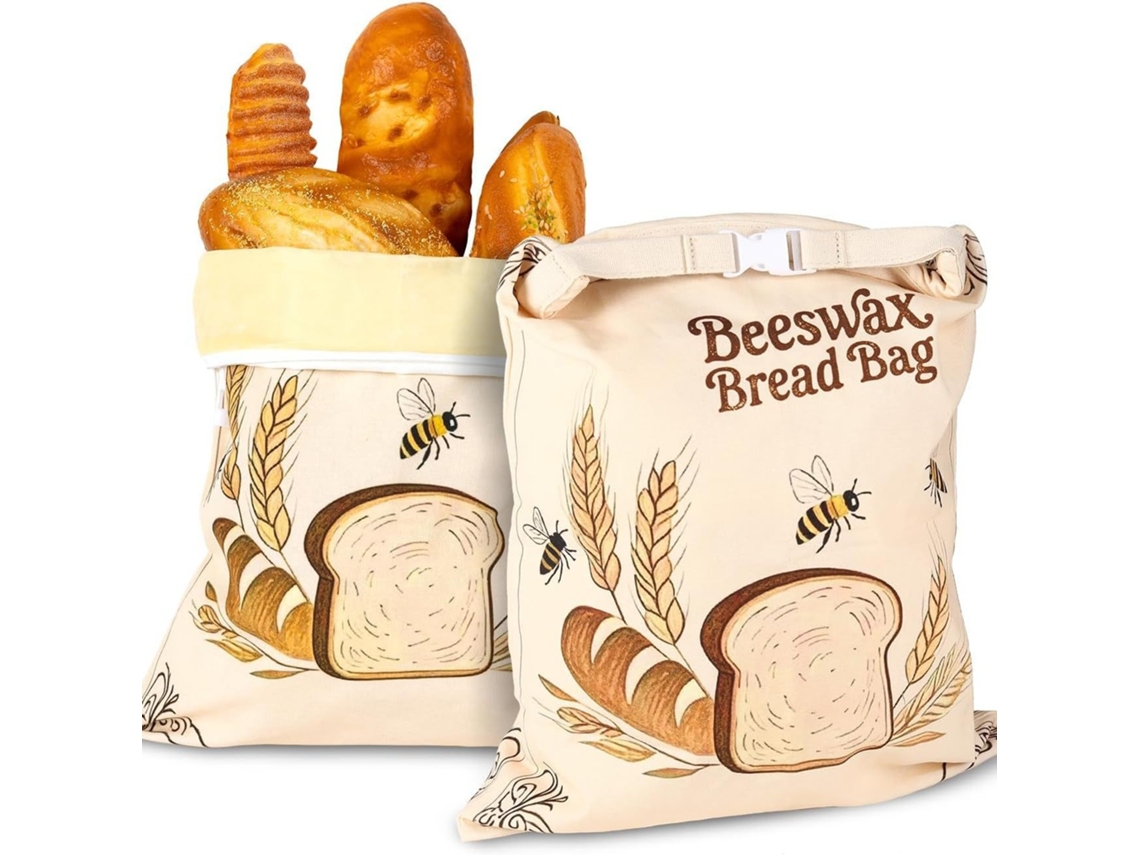1pcs Sacos De Pão De Cera De Abelha Reutilizável Spqment