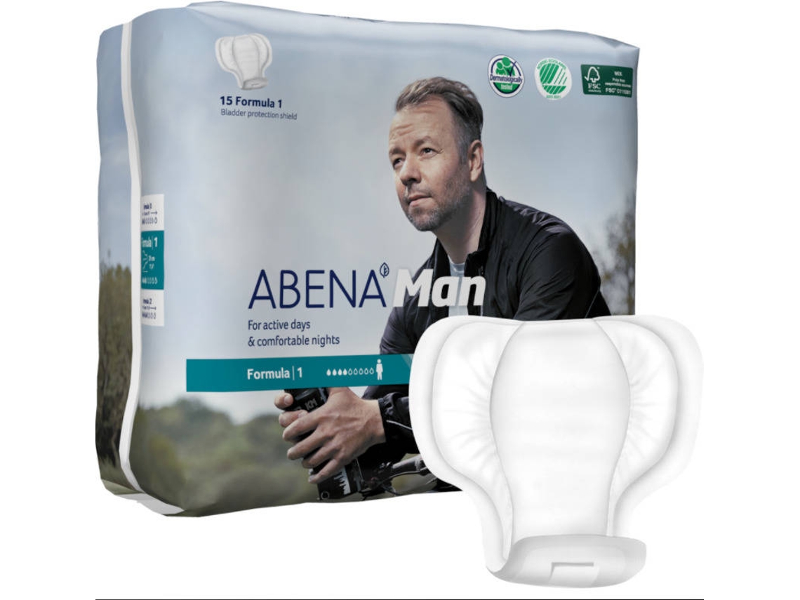 Compresa de Incontinencia ABENA Man Form Tamaño 1 (15 Un)