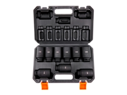 Juego De Dados De Impacto Succebuy, 9 Piezas, 6 Puntas, Accionamiento De 1/2 Pulg., Kit De Herramientas Con Trinquete
