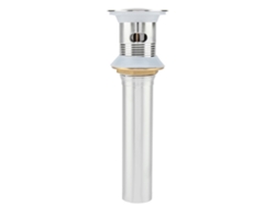 Desagüe Emergente Para Inodoro, Acero Inoxidable Cromado G1 De 1/4" Con Rebosadero, Fácil Instalación.
