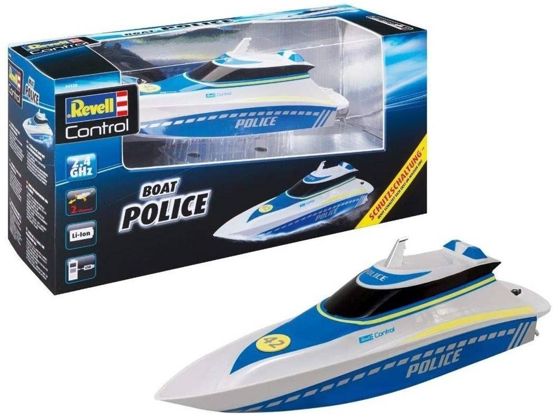 Barco REVELL Policia (Edad Minima: 8 años)