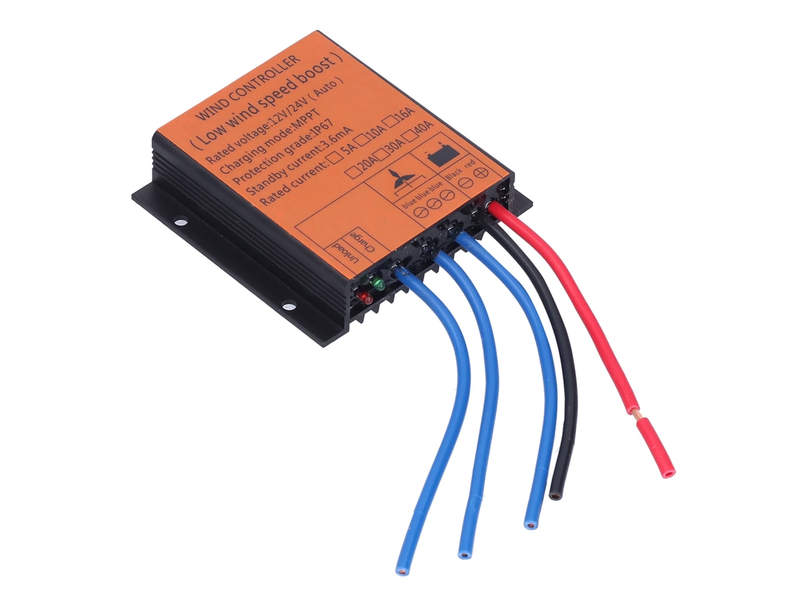 2026dz-regulador De Carga Mppt Para Turbina Eólica De Baja Tensión 100w-400w 12v 24v 20a Con Luz Led