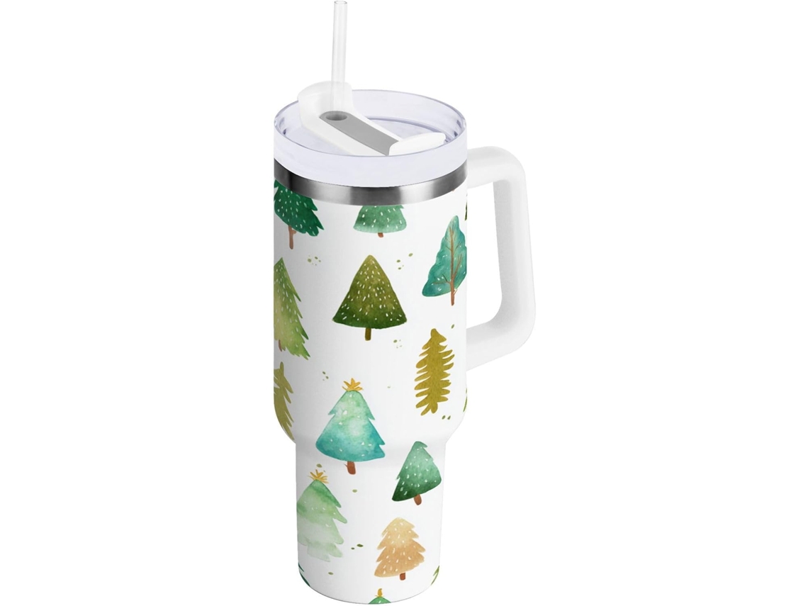 Árbol Navidad Vaso Botella Taza Acero Inoxidable - Vaso Térmico Portátil