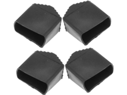 4 Almohadillas Antideslizantes Para Una Protección Estable Y Fácil Instalación, De Goma Negra.