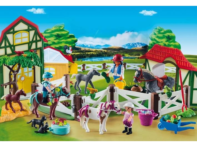 PLAYMOBIL Country: Picadero - 9262 (Edad Mínima: 4 - 125 Piezas)