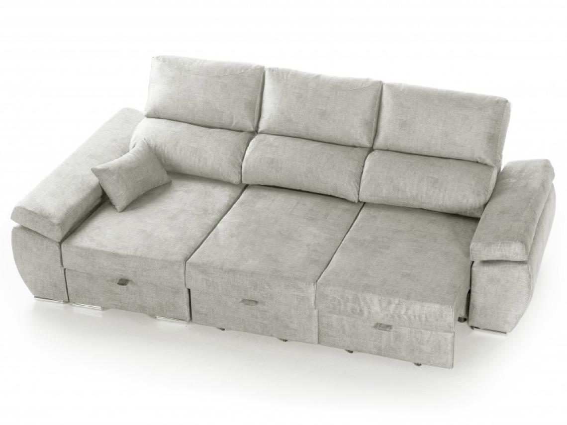 Chaiselongue Reversible Indico Plata Derecha