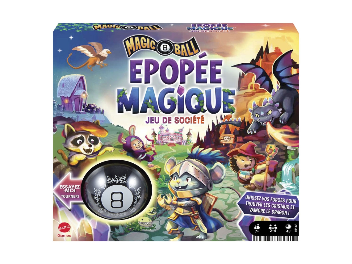 Juego de Mesa MATTEL Magic 8 Ball - Epopée Magique (FR)