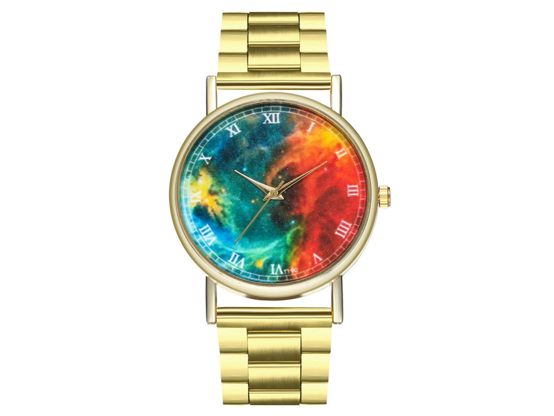 Reloj De Pulsera De Estilo Sencillo Para Mujer Con Correa De Pu, Esfera Redonda Y Movimiento De Cuarzo (azul).