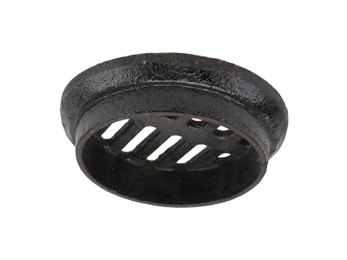 Desagüe Exterior De Hierro Fundido Negro, Tapa De Desagüe Empotrada De Fácil Instalación.