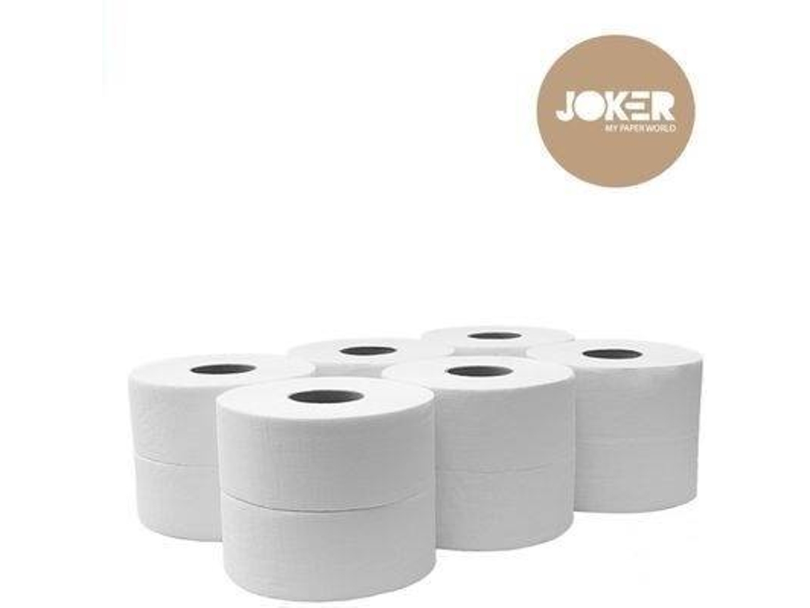 Papel Higiénico JOKER Jumbo Industrial 2 XL 12 Rollos